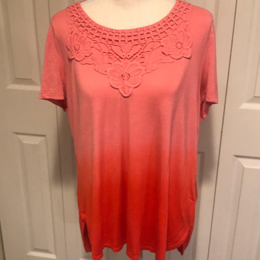 B.L.E.U. Dip Dye Top